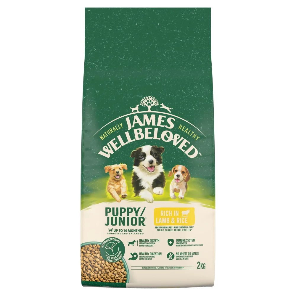 Hipoalergiczna Sucha Karma dla Szczeniąt Bogata w Jagnięcinę 2 kg Image 1